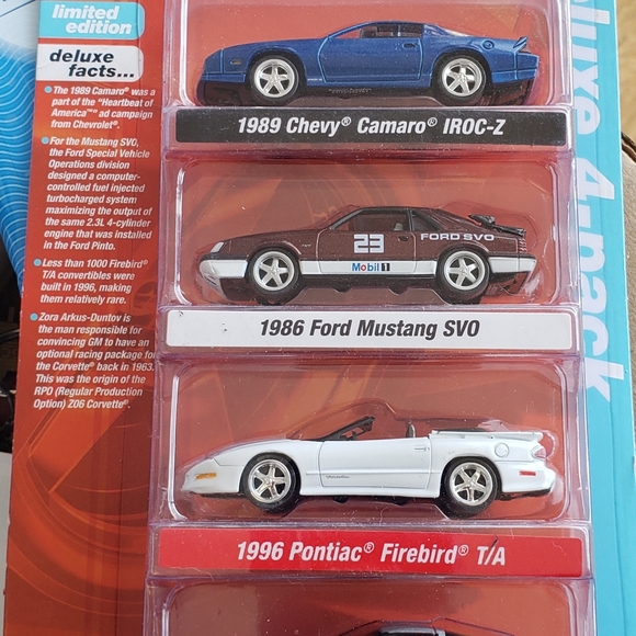 Other - Limited Edition Deluxe 4-Pack Diecast Cars